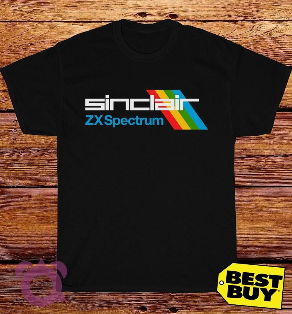 New Sinclair ZX Spectrum Logo Men s Funny T-Shirt Made In USA Size S to 5XL XL