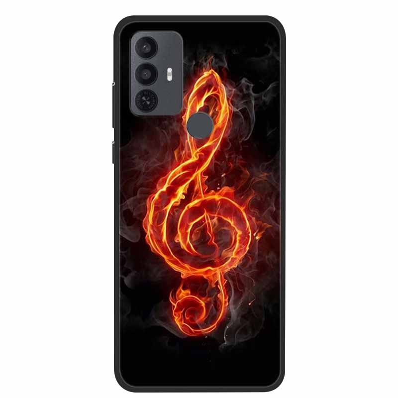 For TCL 30 SE Case Luxury Soft Silicone Protective Animals Phone Cover for TCL 305 306 Case 30SE TPU Funda for TCL30SE Cartoon