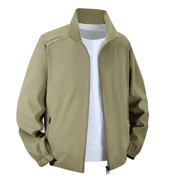 Jacket Men s Versatile Casual Stand Collar Jacket 2XL
