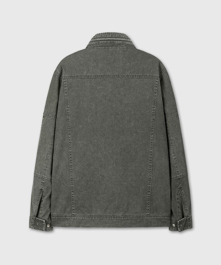 DIVEIN Washed Vintage Field Jacket (Khaki)