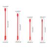 4 Mini Spatula Silicone Makeup Spatula Thin Spatula Set for Skinny Openings Tiny Scraper for Jar,Kitchen Bottle,Cosmetic