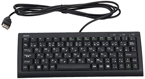 SANWA SUPPLY Mini & Slim USB Keyboard with Pantograph, No Numeric Keypad, Black, SKB-SL28BK
