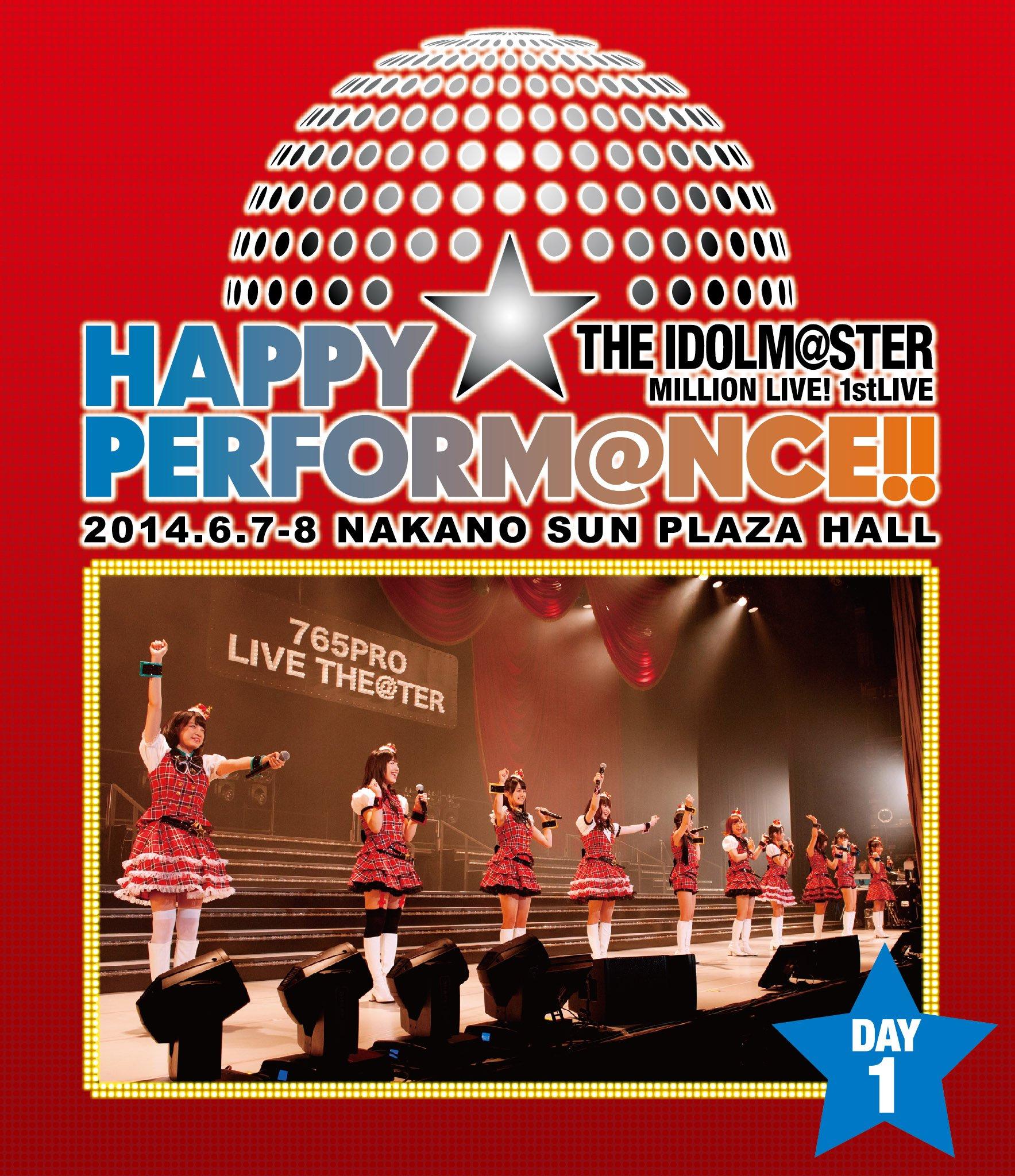 

THE MILLION 1stLIVE Day1 IDOLM@STER LIVE! HAPPYPERFORM@NCE!! Blu-ray