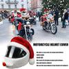 Motorcycle Helmet Cover Santa Claus Christmas Hat Funny Cute Skateboard Cycling Helmet Protection Cover Creative Gift for X-mas