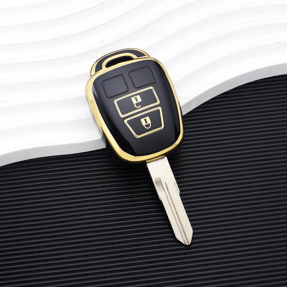 TPU 2 Buttons Car TPU Key Case Cover for Toyota Rav4 MK4 Rav 4 Corolla Fielder Vitz Remote Shell Fob Accessories