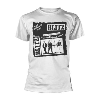 Blitz Pure Brick Wall (White) Con Licencia Camiseta Hombre Unisex T-shirt