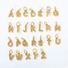 Diamond Stainless Steel Jewelry Accessories 26 Letter Pendant Pendant DIY Necklace Bracelet Accessories