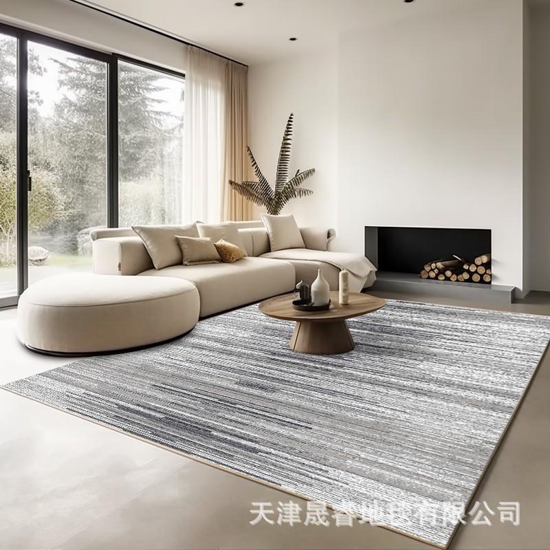 Soft Crystal Velvet Area Rug Living Room Sofa Coffee Table Bedroom Study Modern Geometric Washable