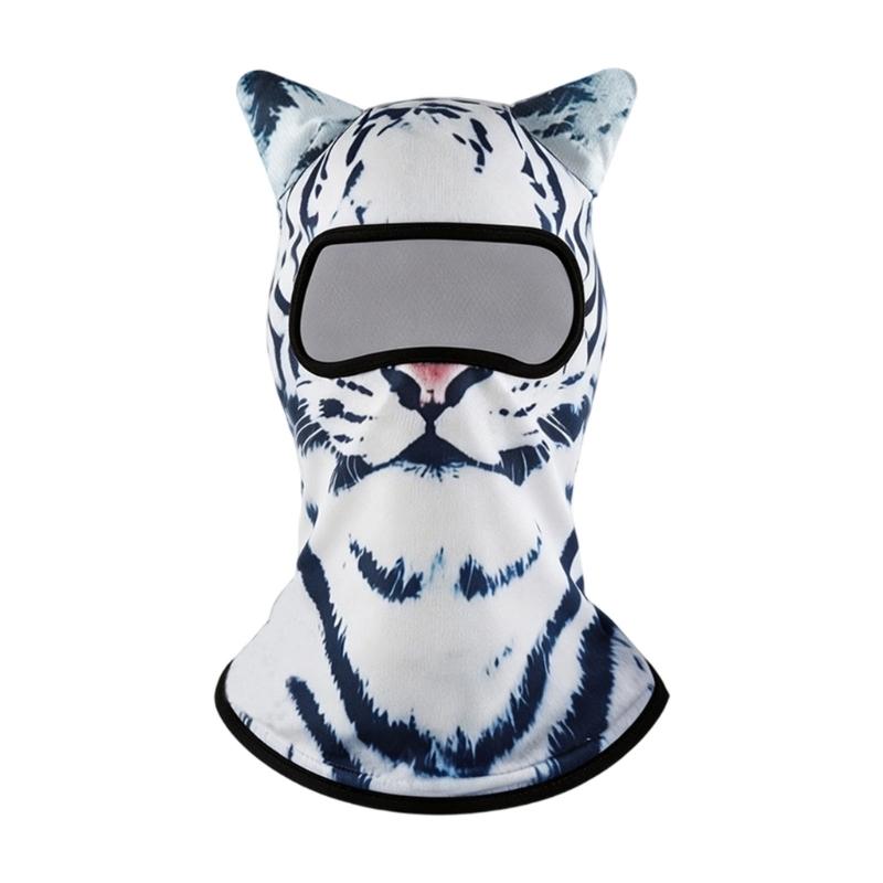 Stand Ear Animal Balaclava Face Mask Quickly Dry Light Weight Breathable Funny Cycling Mask for Cycling Running Camping