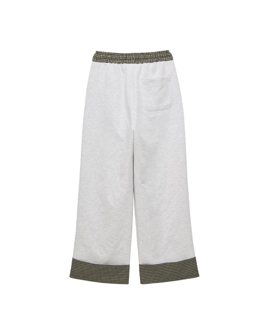 PANDORAFIT Roll-Up Banding Pants (Melange White)