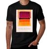 Mark Rothko Ausstellungsposter 1979 T-Shirt Übergröße Trainings Kurzarmoberteil