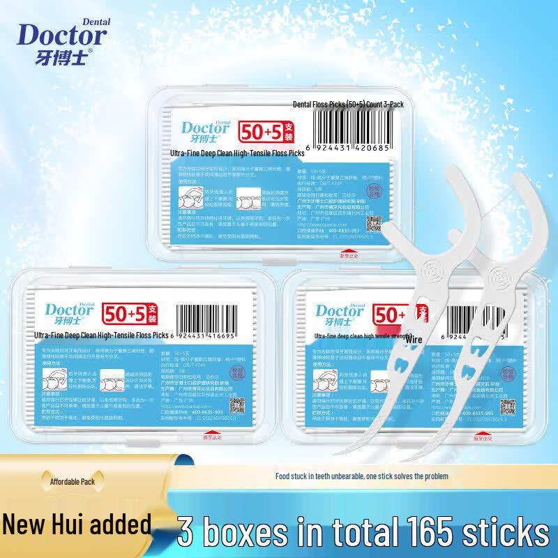 Dr. Tooth Ultra-fine Dental Floss Picks
