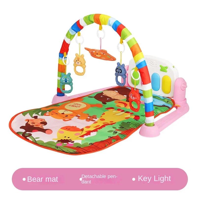 Nové Hot Baby Toys Hudební pedál Piano 0-1 rok staré novorozenecké Piano Hrací podložka Halloween Vánoční dárek Výrobky pro matku a dítě