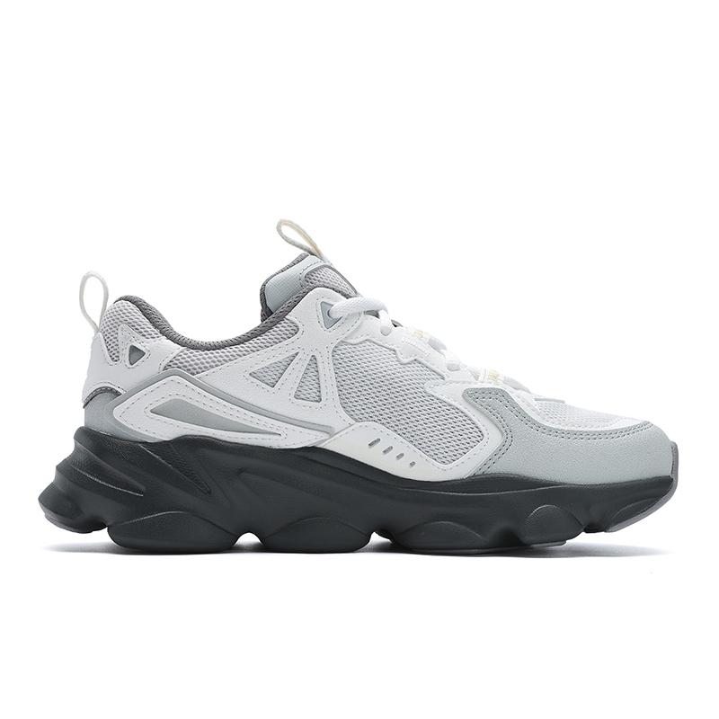 Fila Skipper 1S Retro Classic Fashion Versatile Simple High-Quality Sports Casual Shoes Women Sneaker Gray White F12W522124FNB