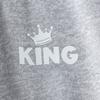 Children's Autumn and Winter Pure Color Simple KING Letter Printed Harem Pants for Boys and Girls Leisure Sports Joker Pants