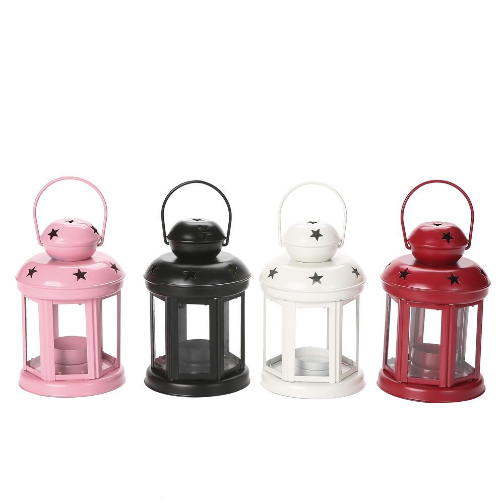 Metalen Ster Kaarsenhouder Met Hol Design Voor Romantische Bruiloften En Huisdecoratie