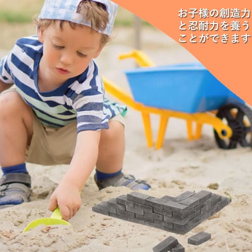 100-Piece Set of 1/35 Scale Miniature Bricks, Miniature Parts, Diorama Bricks, Concrete Blocks, Model Buildings, DIY Scenery, Building, Gardening Acce