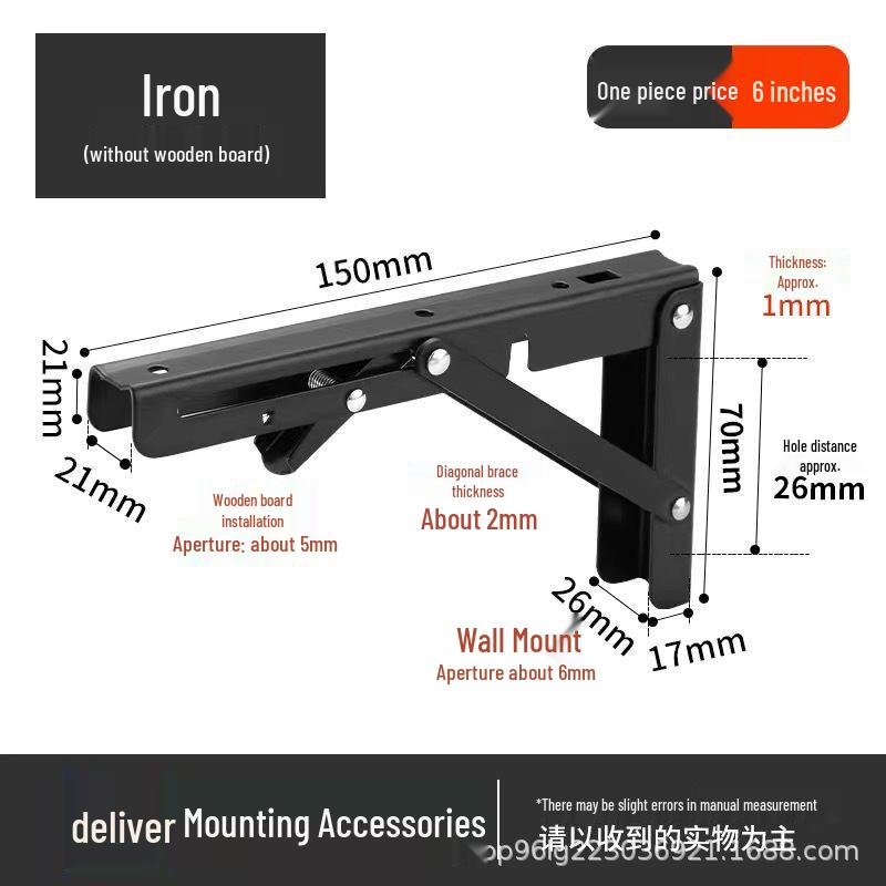 

Настенный треугольный кронштейн из нержавеющей стали для полки для ТВ-тумбы и кухонного хранения