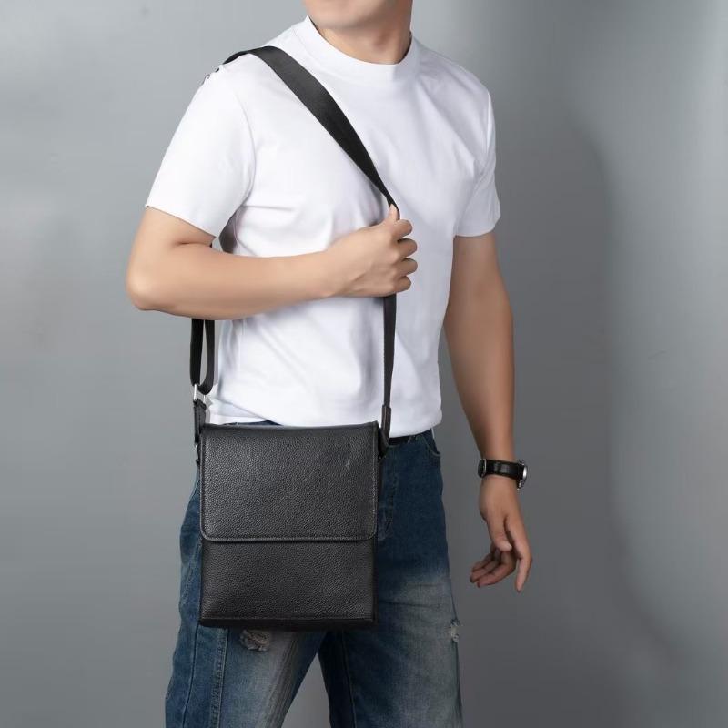 Leather Men's Single-shoulder Bag Crossbody Bag High-end Single-shoulder Crossbody Bag