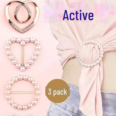 Multifunctional Clothes Corner Knot Buckle for Shortening and Tying Summer T-shirts.