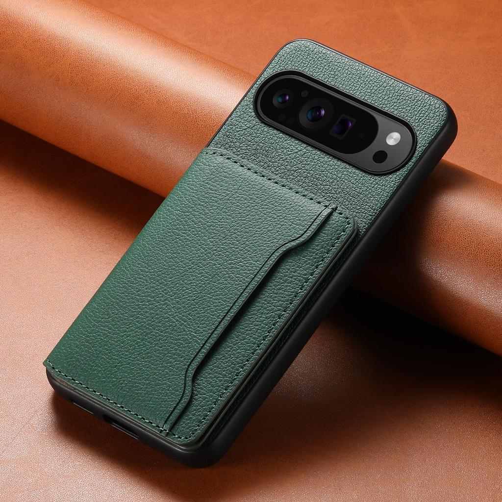 Luxury Phone Case for Google Pixel 10 Pro Xl 9 Pro 9A 8 8A 7 7A 6 6A Magnetic Card Holder Wallet Bracket TPU+PC+PU Leather Cover