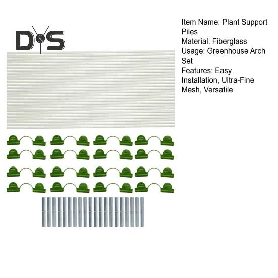 25/36/50Pcs Plant Support Piles Easy Installation Ultra-Fine Garden Stakes Rust-resistant Garden Pillars Home Garden Supplies