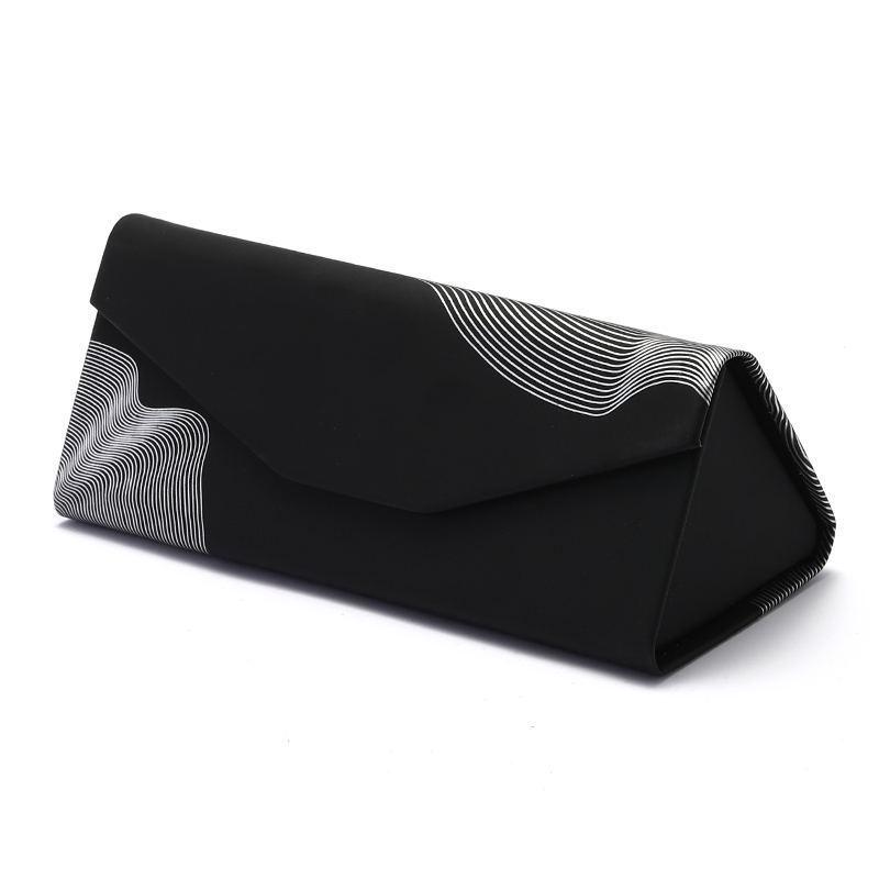 Foldable Stylish Glasses Case - Portable Sunglasses Storage Pouch
