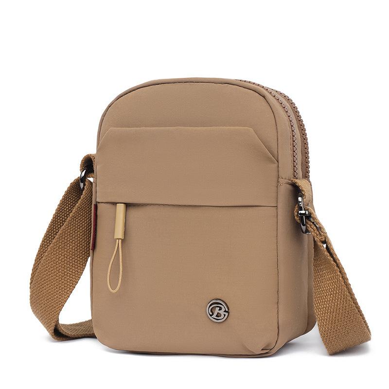 Mobile Phone Cross-body Bag, Casual layer Passport Small Bag, Women's Lightweight Bag