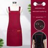 Custom Logo Waterproof Waist Apron for Milk Tea, Hot Pot, and Coffee Shop Staff