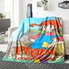 1Pc Pippi Adventure Blanket For Couch Bed Plush Cozy Fuzzy Blanket Super Soft Warm Blankets For Fall And Winter 0918274