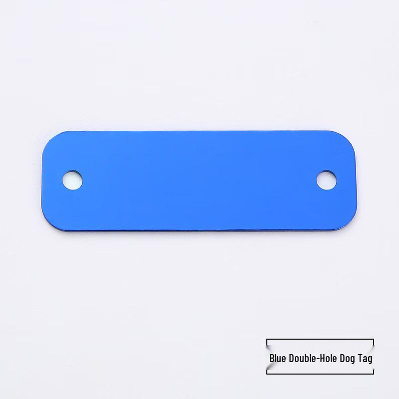 OIMG Double-Hole Stainless Steel Dog Tag