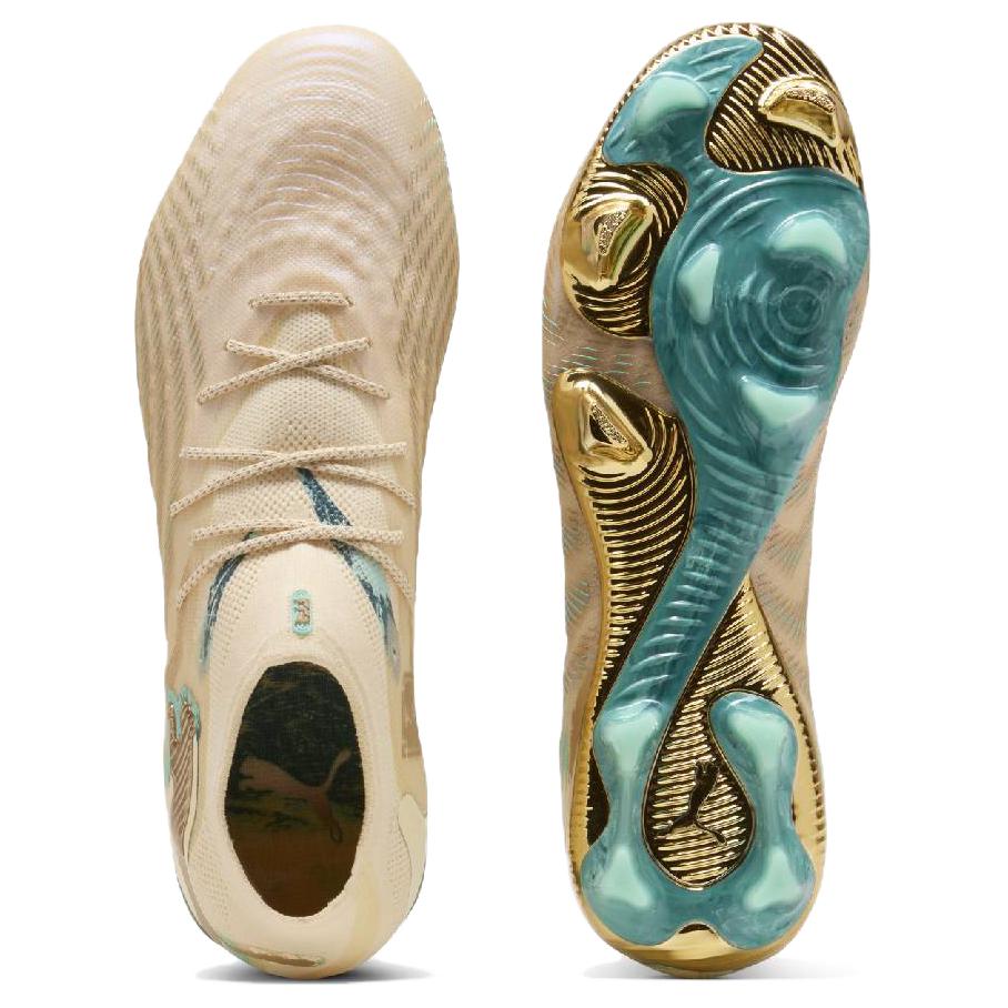 Puma Future 9 Ultimate Chinese New Year Unisex Cleats Tan Creamy-Vanilla Gold 108943-01
