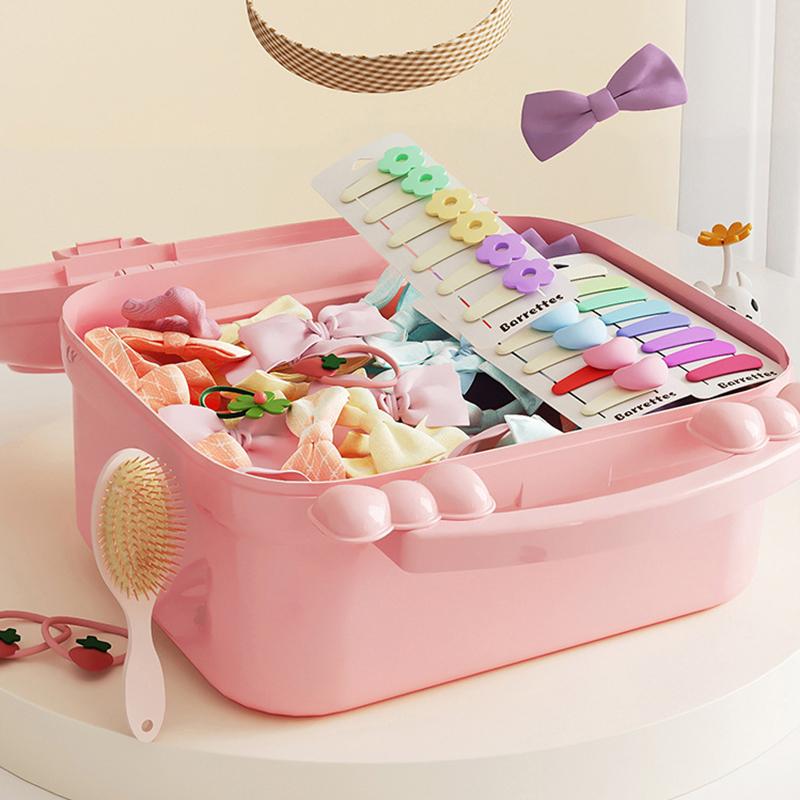 Lovely Hairpin Storage Box Cute Girls Jewelry Box Children's Hair Accessories Storage Box Toy Storage Box Jewelry Storage
