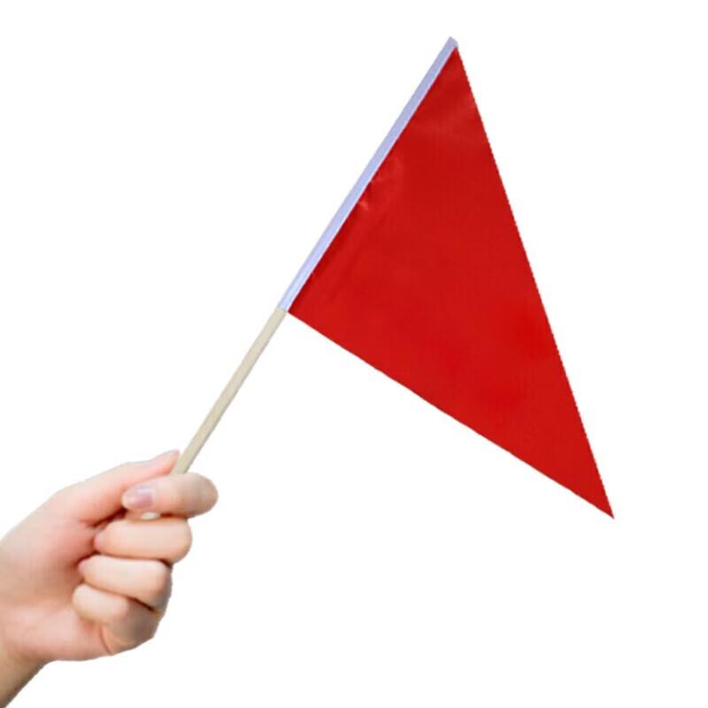 Mini Training Flags with Bamboo Poles (10-Pack)