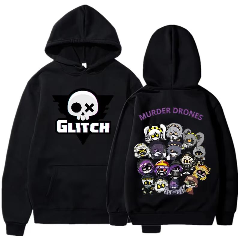 Morddrohnen Neues Modell Persönlichkeit Kleidung Hoodies Übergroß Unisex Lässig Streetwear Mode Fleece warm Lässig Druck Paare