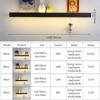 Modern LED Wall Lamp Shelf Wall Sconce 40/60/80/100CM For Bedroom Living Room Study Room Hallway Hotel Interior Decorative Light