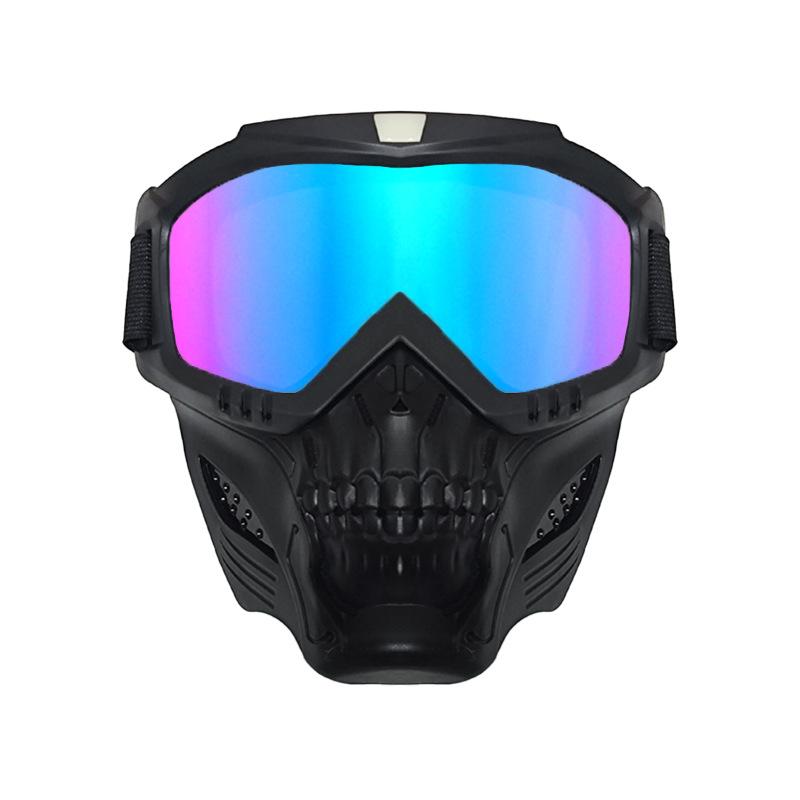 Dustproof Motocross Glasses Adjustable Motorcycle Goggles Breathable Full Face Protective Motorbike Dirt Bike Off-road Mask
