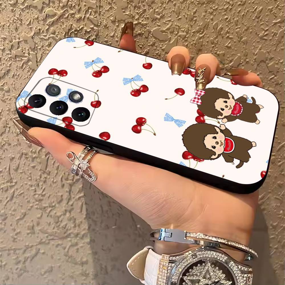 Cute M-monchhichis-s Phone Case for Samsung Galaxy A20,21s,22,31,32,52,71,80,A91,5G Colorful Cover Smartphone Pretty