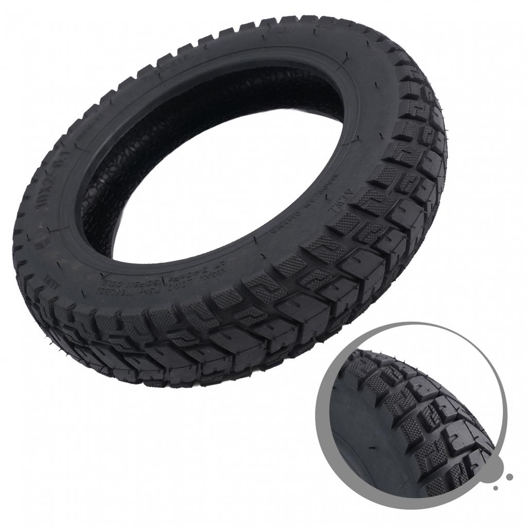 1pc Tubeless Tyre About 550g Black Rubber 10x2-6.1