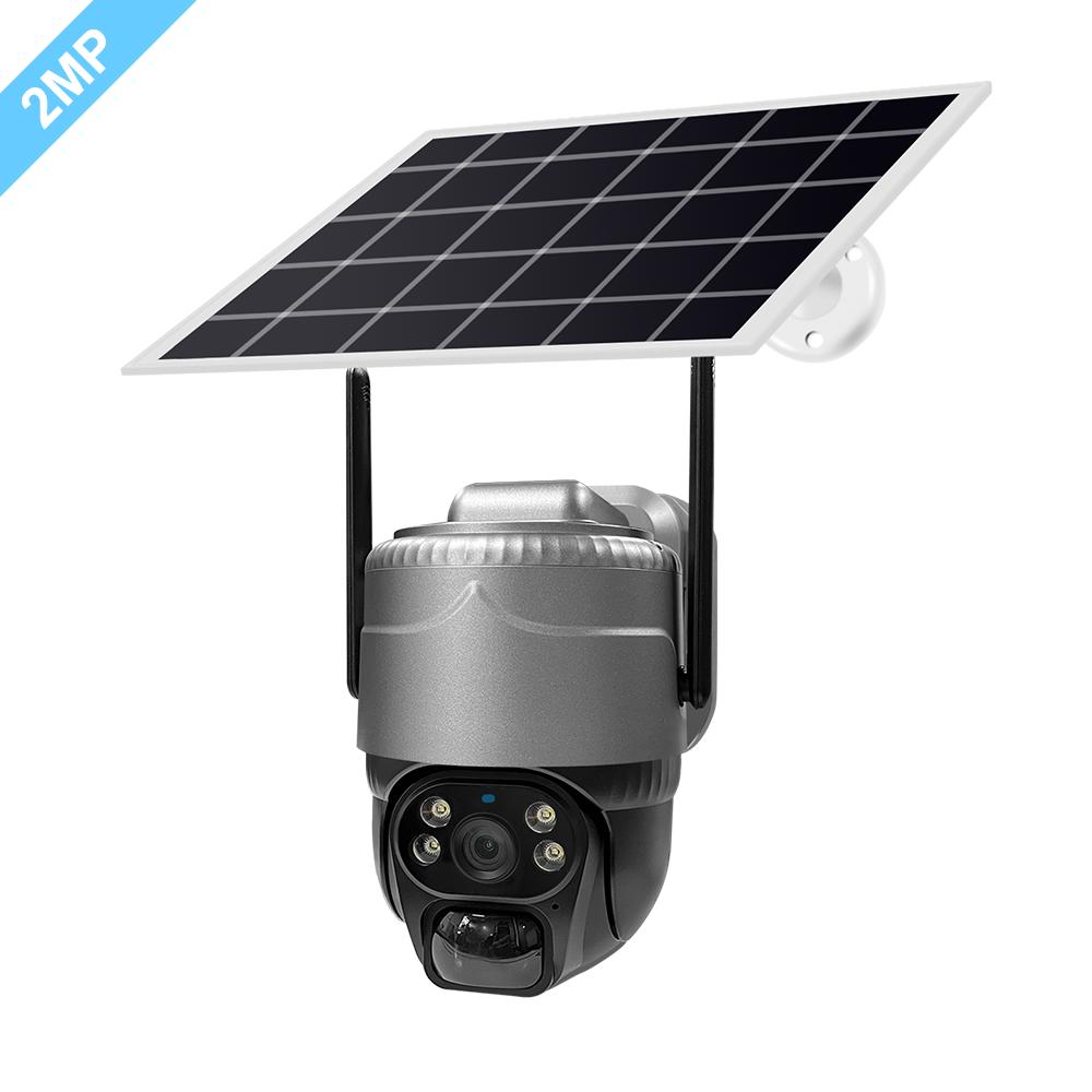 Single/Binocular Solar Surveillance Camera WiFi/4g Wireless Connection Waterproof Night Vision High-definition Security Monitoring