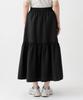 Afternoon Tea Living Skirt JN88 Shirred Panel Skirt, Size M, Black