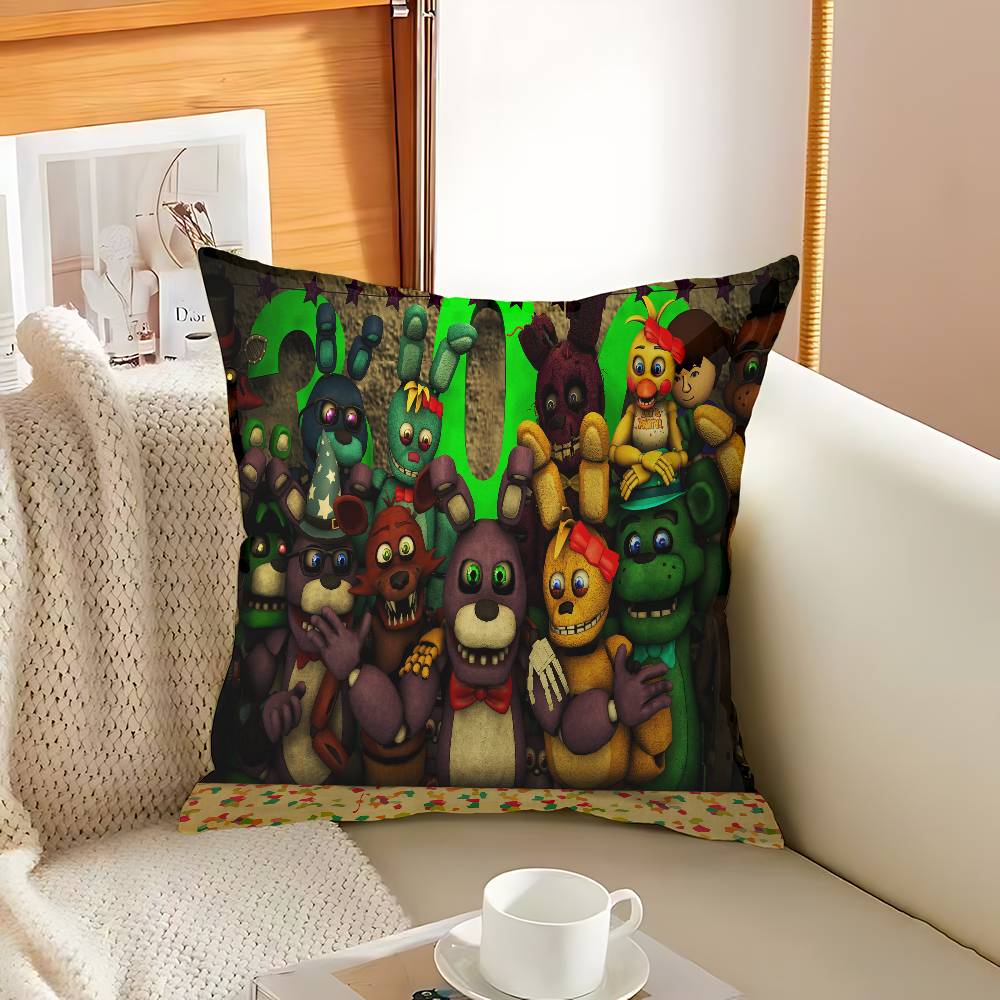 F-Fnaf Five-nights-At-Freddys Personalized Pillow Cover Kids Bedroom Wild Party Decor Pillowcase kid Birthday shower Gift