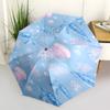 1PC Sea turtles Jellyfish Umbrella-8-Rib Reinforced Portable Folding Travel Suitable for All Seasons Outdoor Daily -Z0454