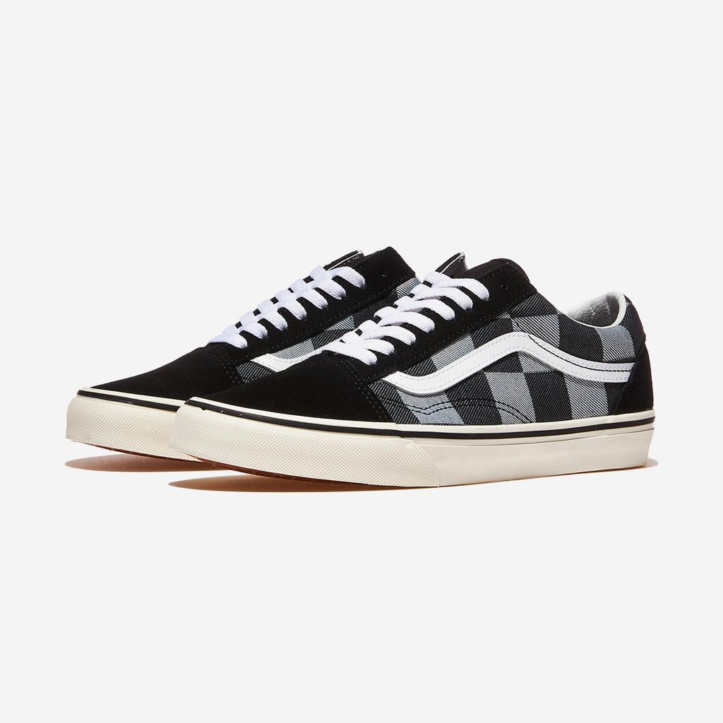 Vans Old Skool - Mono Checkerboard Black [VN000D5NBMA] [Shipped from Korea] 100% Authentic