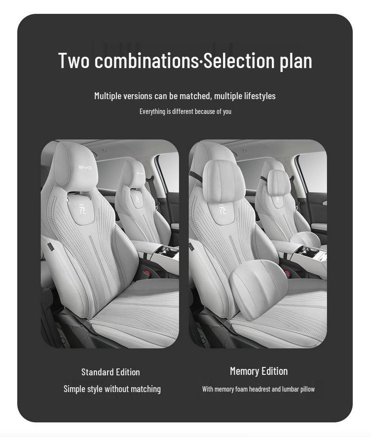 BYD Yuan UP All-Season Half-Wrap Car Seat Cushion, New Model