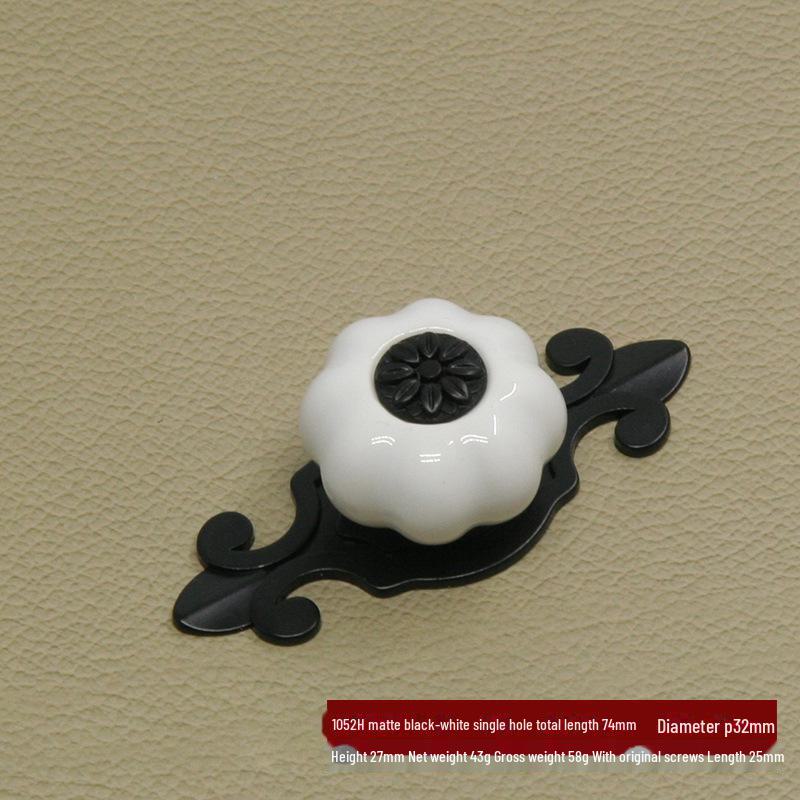 Χρωματιστές Κεραμικές Λαβές Κολοκύθας για Μοντέρνα Κινέζικα Ντουλάπια και Συρτάρια