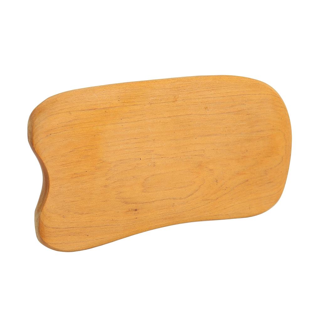 Wood Gua Sha Board Comfortable Grip Rectangular Ergonomic Portable Scraping Massage Tool for Body Beauty