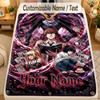 Flannel BlanketDeath Note Custom Name Text Personalized Soft Warm Throw Blanket Home Decor Gift