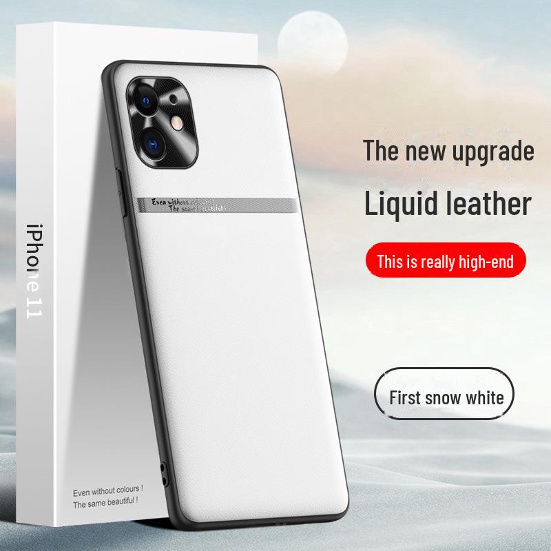 Apple 11 Liquid Leather Phone Case - Anti-Fall & Anti-Fouling Protective Cover
