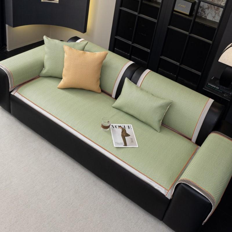 Summer New Anti-Slip Pe Rattan Cooling Sofa Pad Breathable Durable Seat Cushion For Home Use Seat Cover Sleeping Mat
